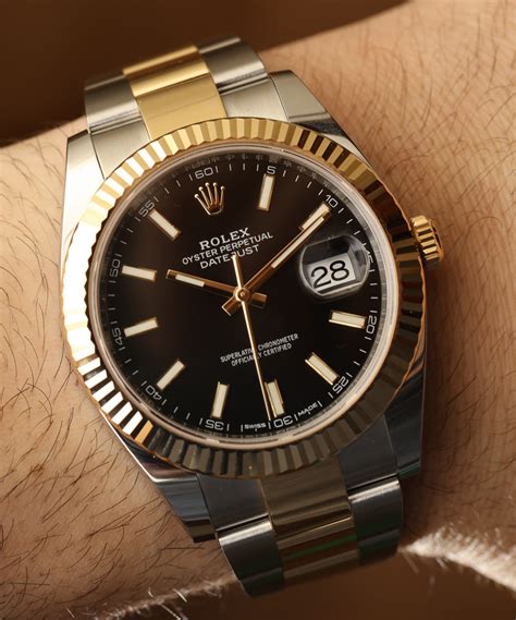 2 tone mens rolex|two tone Rolex datejust 41mm.